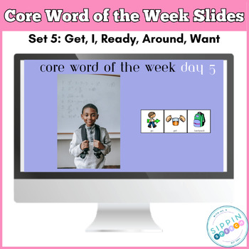Preview of Core Word of the Week Slides - Set 5