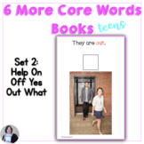 Core Words Interactive Books Help On Off Yes Out What for 