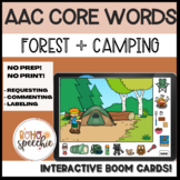 Core Words for AAC : Forest Animals + Camping