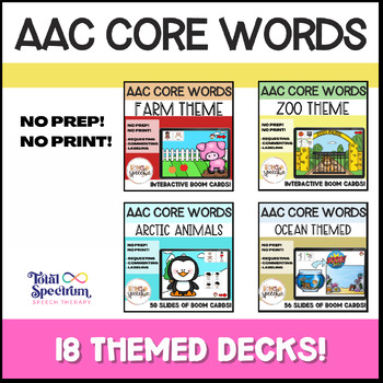 Preview of Core Words for AAC : Growing Bundle