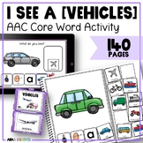 AAC Core Vocabulary Activities See VEHICLES Adaptive books