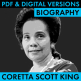 Coretta Scott King Biography Research Grid, King Activity,