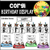 Corgi Dog Theme Birthday Display