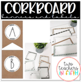 Corkboard Farmhouse Banners and Labels