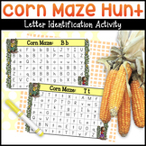 Corn Maze Letter Hunt Fall Letter Identification Activity