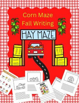 Preview of Corn Maze Writing