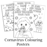 Cornavirus Colouring Posters for kid's