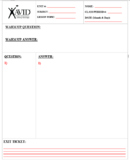 Cornell Notes - AVID Template