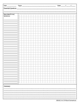 PRINTABLE Grid Notes