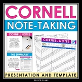 Cornell Notes Introduction - Presentation Slides & Cornell