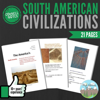 Preview of Cornell Notes (South American Civilizations)
