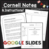 Cornell Notes Template Note Taking Graphic Organizer Googl