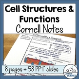 Cornell Notes for Biology - Cells - Cell Theory - Cell Organelles