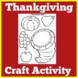Thanksgiving Craft | Preschool Kindergarten 1st 2nd Grade 
