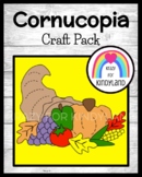Cornucopia Craft | Thanksgiving, Fall Harvest Center Activ