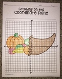 Cornucopia Fall Thanksgiving Graphing on the Coordinate Pl