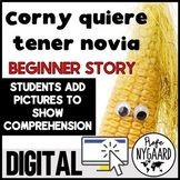 Corny quiere tener novia- beginner story in Spanish