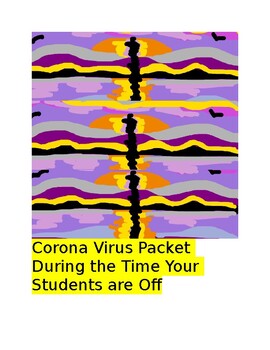 Preview of Corona Virus Activities/ With Reading , Writing, Math, Brain Breaks, and Others