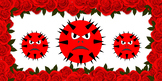 Corona Virus, Coronavirus pandemic epidemic Disease rose f
