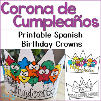 Birthday Paper Crown Printable Coloring Craft Activity for Kids