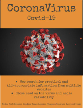 Preview of CoronaVirus(Covid-19) Distance Learning, KidFriendly, Media Evaluation, Readings