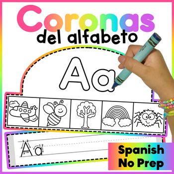 Coronas del Alfabeto by The Bilingual Rainbow | TPT