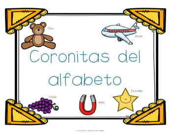 Preview of Coronas del abecedario