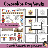 Coronation Activities ESL Flashcards and Pictionary