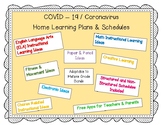 Coronavirus - COVID 19 Home Learning / e Learning Plans & 