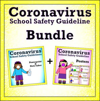 Preview of Coronavirus / COVID Safety Guidelines For Schools Bundle
