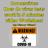 Coronavirus: How do virus tests work in 5 minutes video worksheet