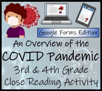 Preview of Coronavirus Pandemic Close Reading Activity Digital & Print | 3rd & 4th Grade