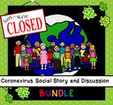 Coronavirus Social Story and Discussion BUNDLE SEN/ASD COVID19