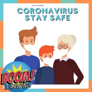 Preview of Coronavirus Stay Safe Activtiy - Boom cards