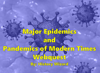 Preview of Major Epidemics and Pandemics of Modern Times Webquest