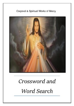 Corporal Spiritual Works of Mercy Crossword Word Search Bell Ringer