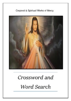 Preview of Corporal & Spiritual Works of Mercy - Crossword & Word Search Bell Ringer