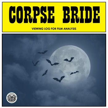 Preview of Corpse Bride - Movie Analysis Guide - Tim Burton - Print & Digital