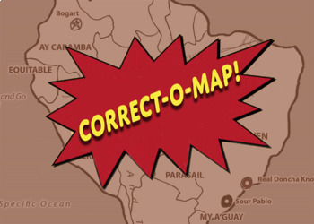 Preview of Correct-O-Map Geography Middle East