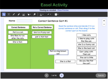 Correct Sentence Sort Capitalization And Punctuation By Anna Navarre