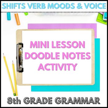 Preview of Correct Shifts in Verb Voice and Mood - 8th Grade Grammar L.8.1.D