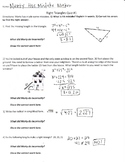 Correct The Mistake Activity - Right Triangle Review