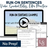 Correcting Run On Sentences Grammar Video Lesson and Practice