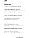 Correcting Run-On Sentences Worksheet