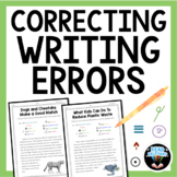 Grammar Errors Correcting Common Writing Errors: Practice Passages
