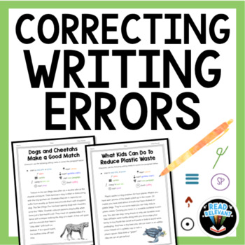 Preview of Grammar Errors Correcting Common Writing Errors: Practice Passages