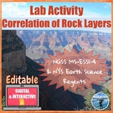 Correlation of Rock Layers using Index Fossils | Digital L