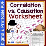 Correlation vs Causation Worksheet