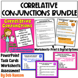 Correlative Conjunctions Bundle: Worksheets, Task Cards, P