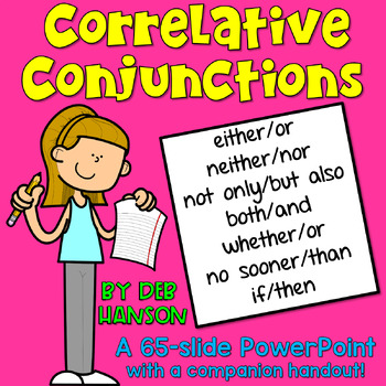 Preview of Correlative Conjunctions PowerPoint Lesson with Practice Forming Sentences